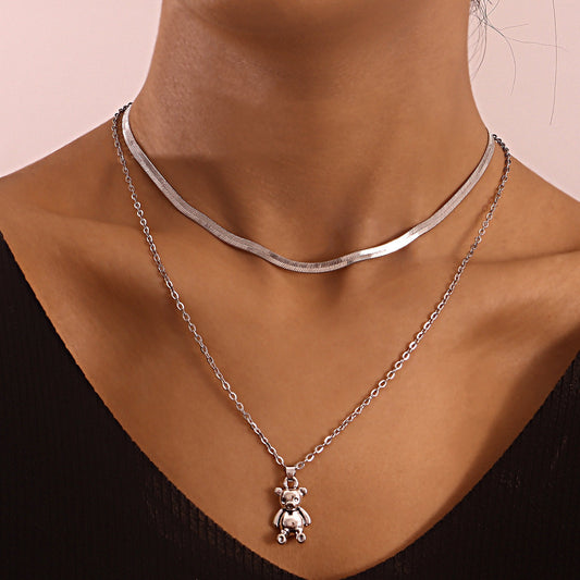 Cute Bear Pendant Necklace