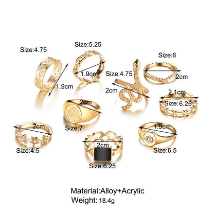 Delicate Joint Ring Set