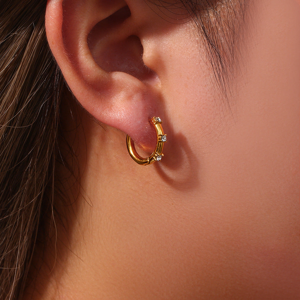 Light Luxury Ear Hoop Earrings