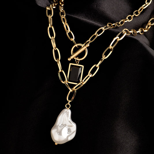 Frigid Wind Double Temperament High-end Chain Necklace