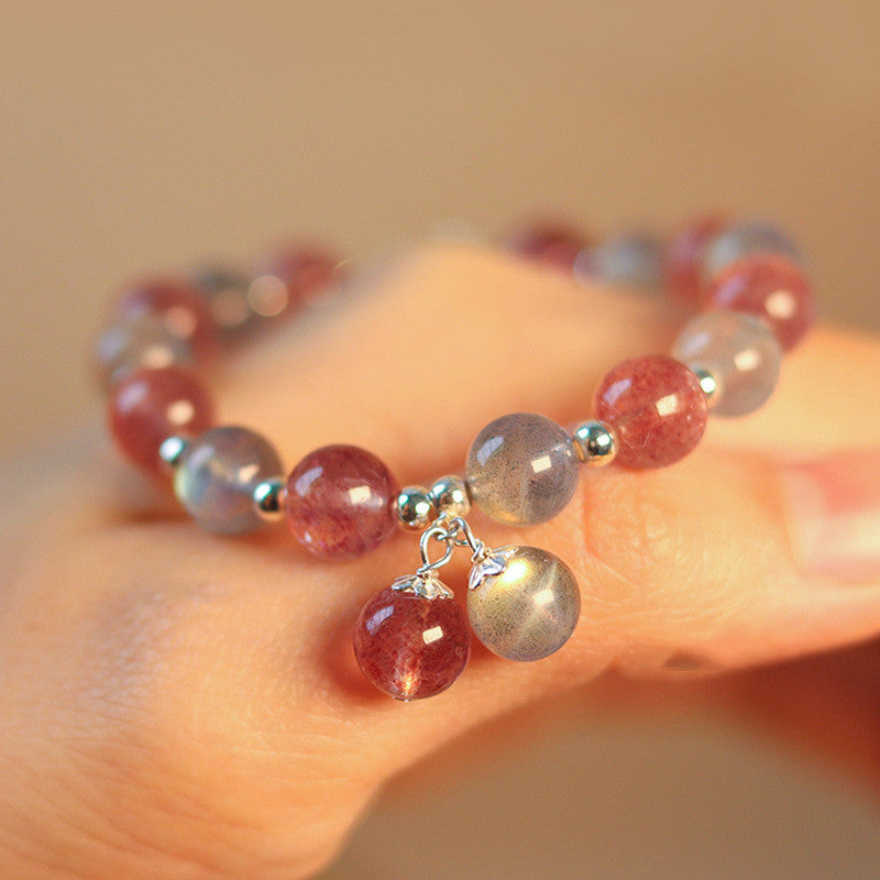 Natural Grey Moonstone Bracelet