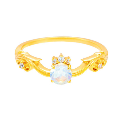 Light Luxury Moonstone Ring