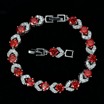 White Crystal AAA Zircon Bracelet