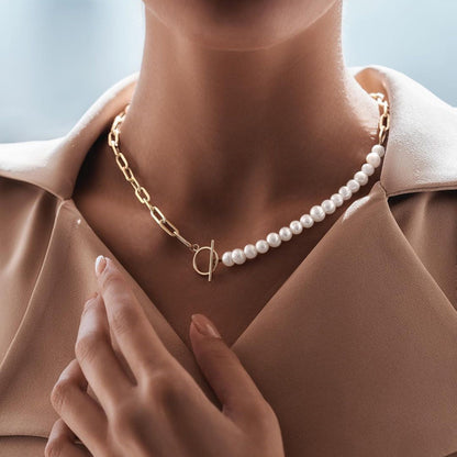 Fashion Pearl Chain Necklace