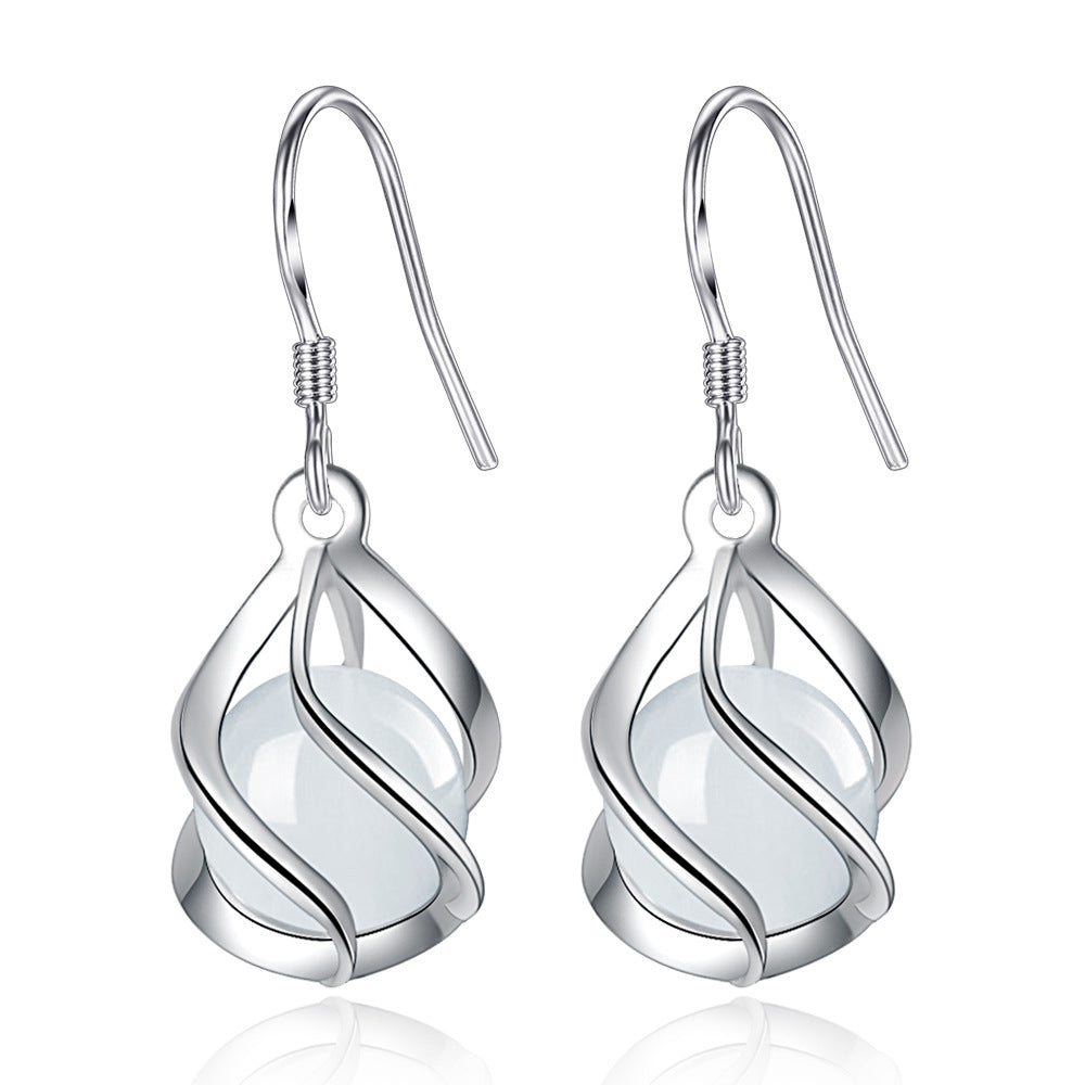 Retro Hook Water Drop Earrings