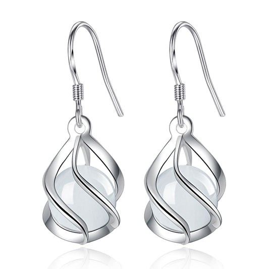 Retro Hook Water Drop Earrings