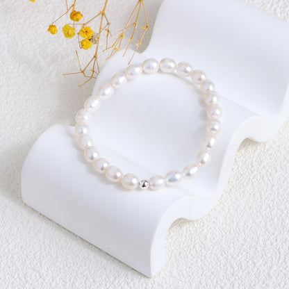 14k Real Gold Freshwater Pearl Bracelet