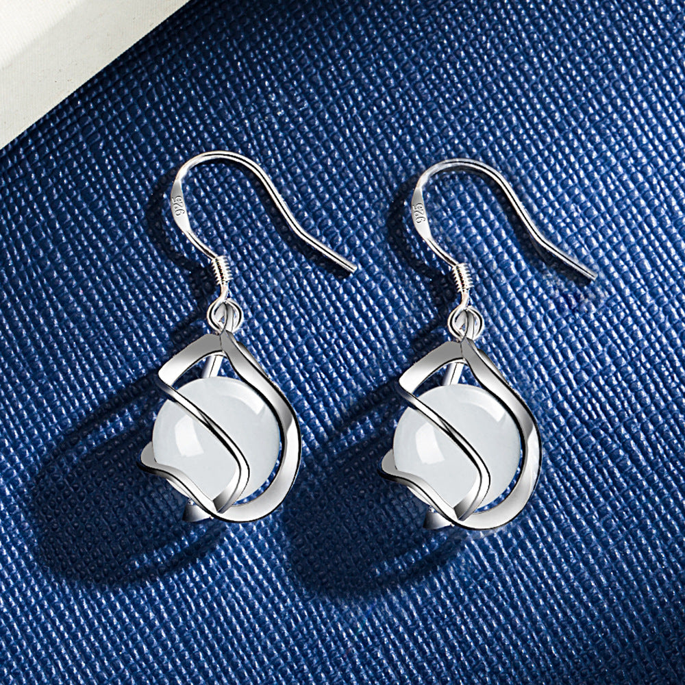 Retro Hook Water Drop Earrings