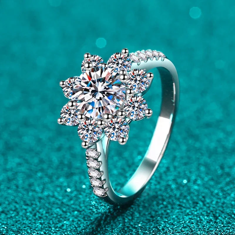 Celestia Moissanite Bloom Ring
