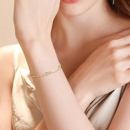 Infinity Radiance Triple Moissanite Bracelet