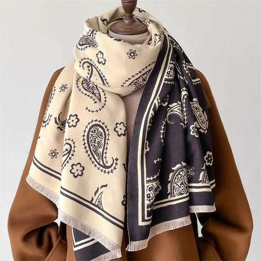 Barone Luxe Oversized Winter Scarf