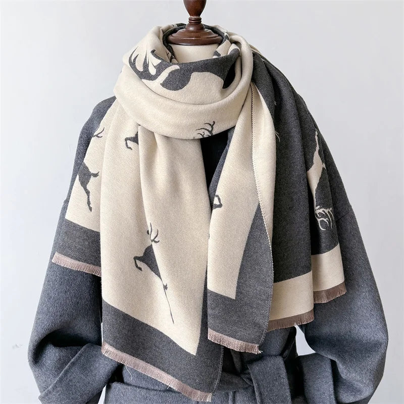 Antlera Mocha Luxe Winter Scarf