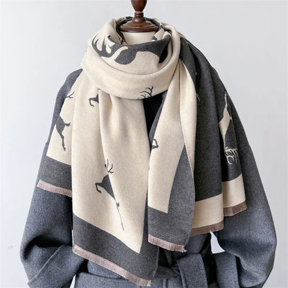 Antlera Mocha Luxe Winter Scarf