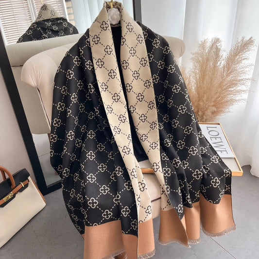 Serein Luxe Cashmere-Feel Winter Scarf