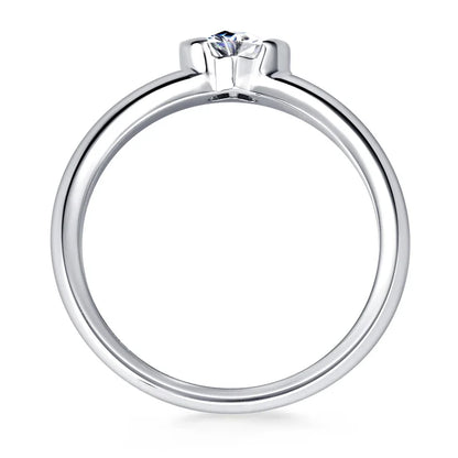 Elysia Heart Moissanite Engagement Ring