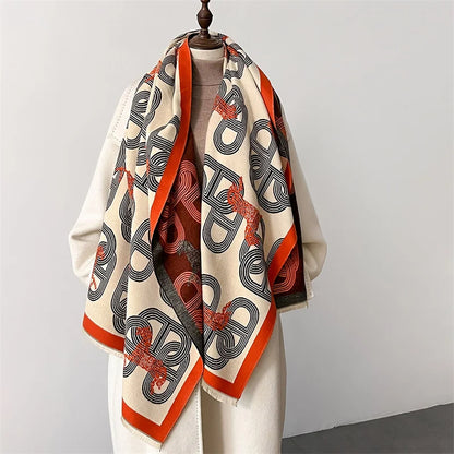 Barone Luxe Oversized Winter Scarf