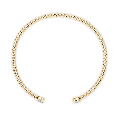 Lucent Embrace Dual Moissanite Bangle
