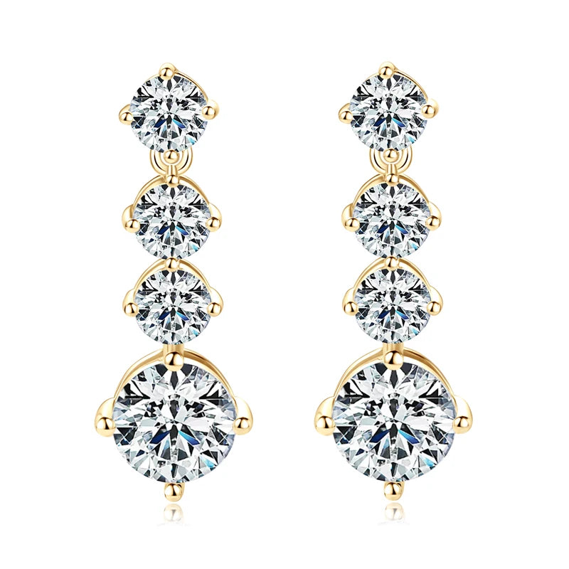 Celesté Cascade Drop Earrings