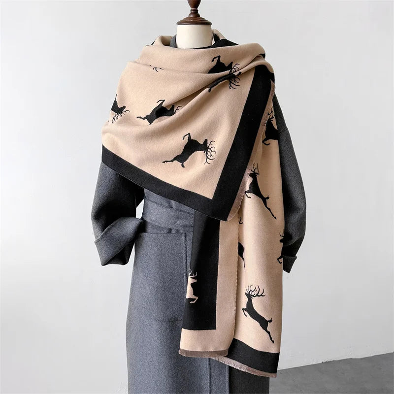 Antlera Mocha Luxe Winter Scarf