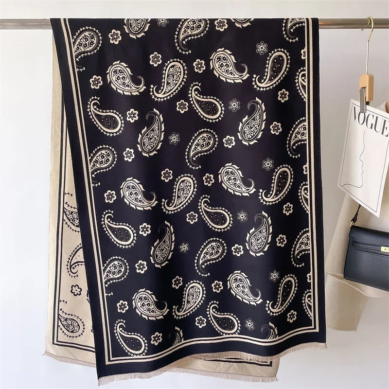 Barone Luxe Oversized Winter Scarf