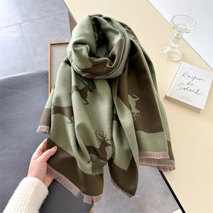 Antlera Mocha Luxe Winter Scarf