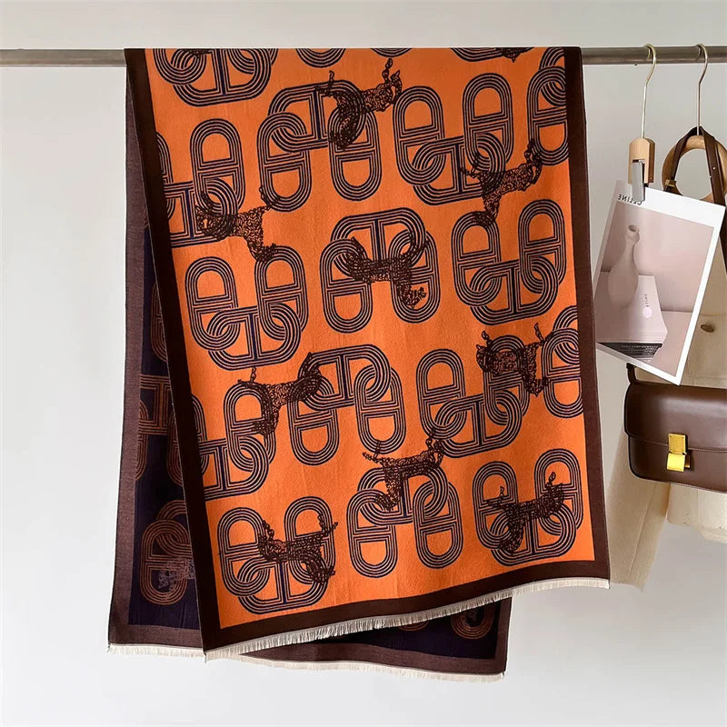 Barone Luxe Oversized Winter Scarf