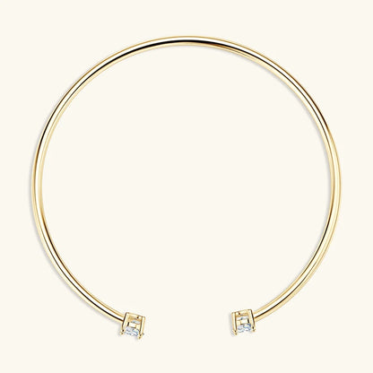 Vérienne Twin Moissanite Cuff Bangle