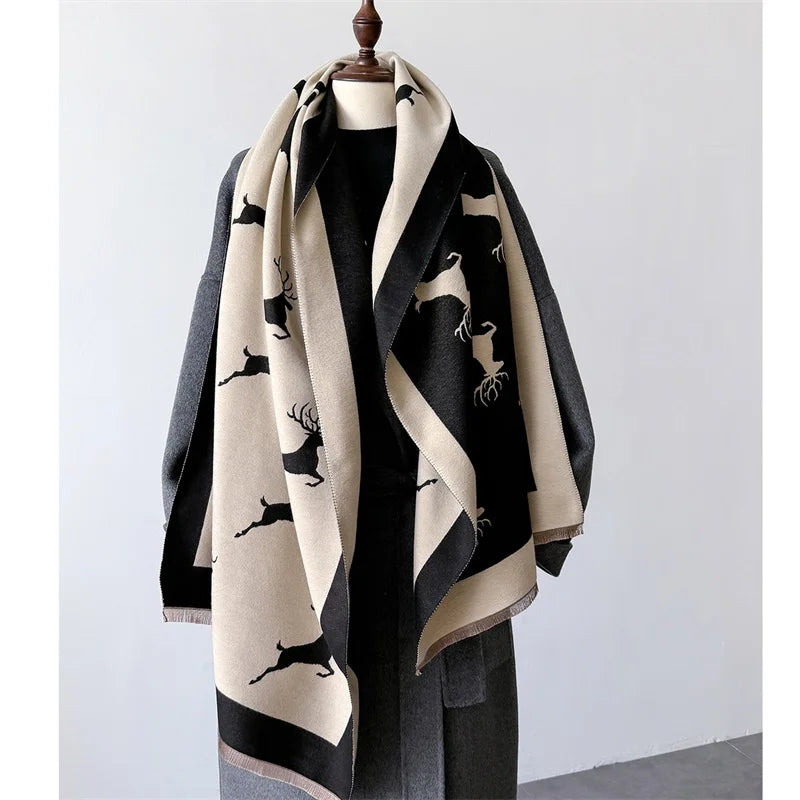 Antlera Mocha Luxe Winter Scarf