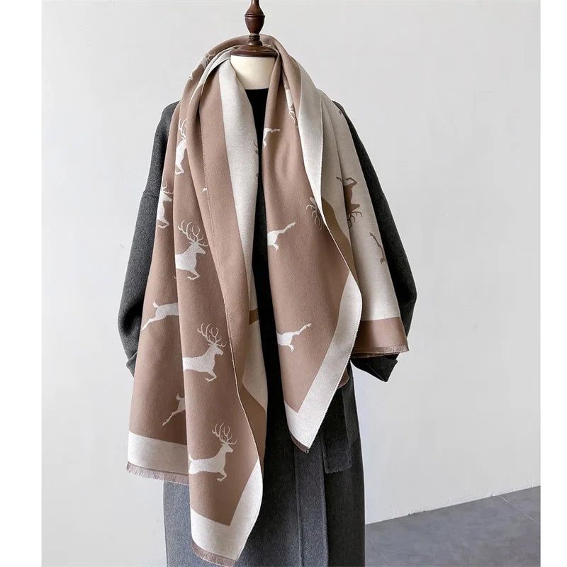 Antlera Mocha Luxe Winter Scarf