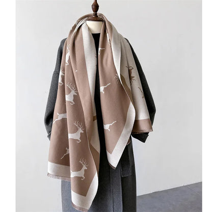 Antlera Mocha Luxe Winter Scarf