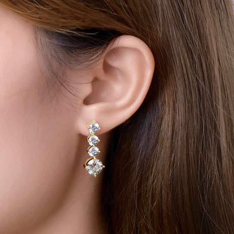 Celesté Cascade Drop Earrings
