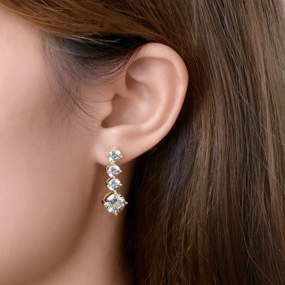 Celesté Cascade Drop Earrings