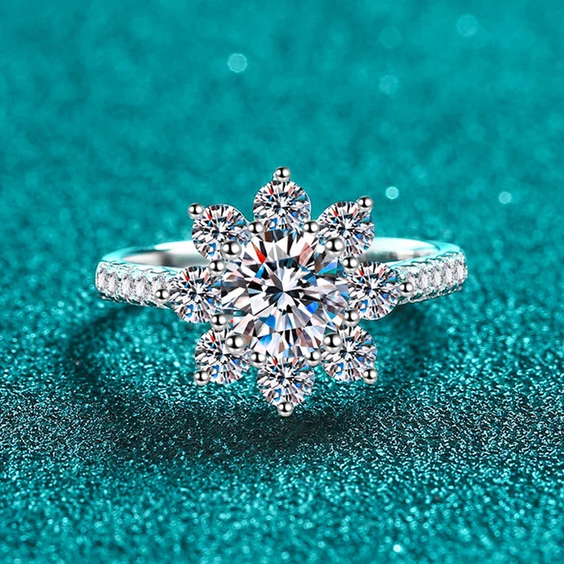 Celestia Moissanite Bloom Ring
