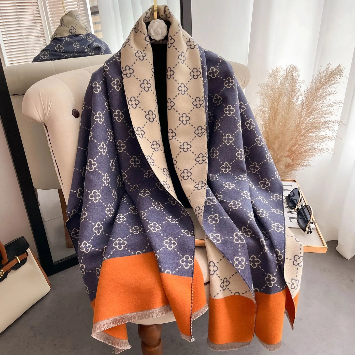 Serein Luxe Cashmere-Feel Winter Scarf
