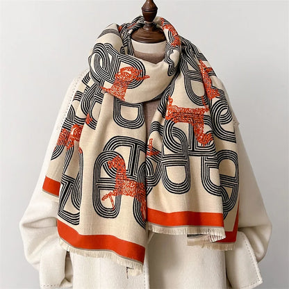 Barone Luxe Oversized Winter Scarf