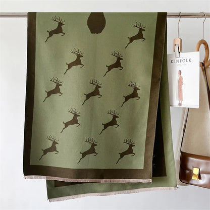 Antlera Mocha Luxe Winter Scarf