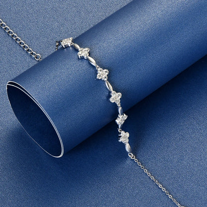 Solene Floral Moissanite Bracelet
