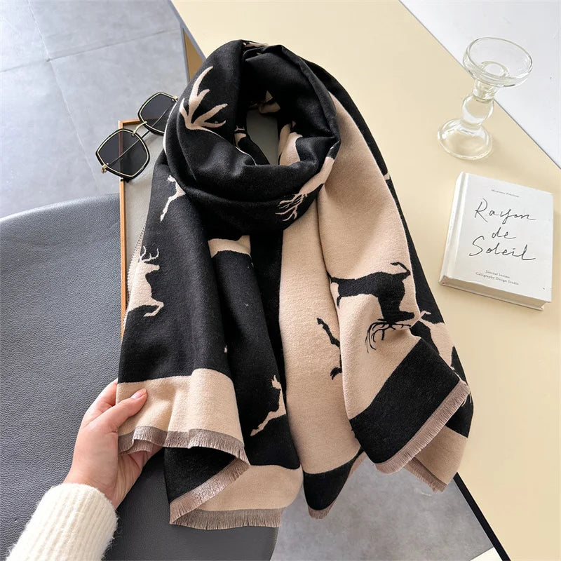 Antlera Mocha Luxe Winter Scarf