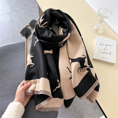 Antlera Mocha Luxe Winter Scarf