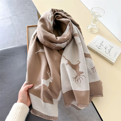 Antlera Mocha Luxe Winter Scarf
