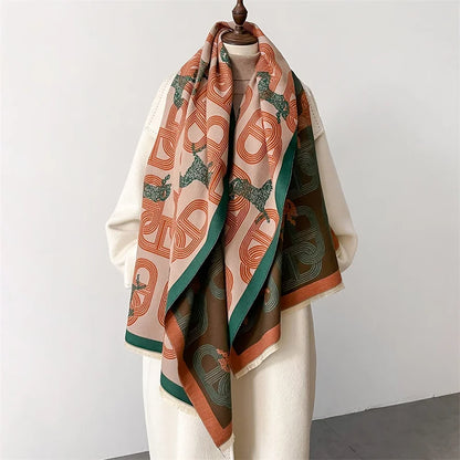 Barone Luxe Oversized Winter Scarf