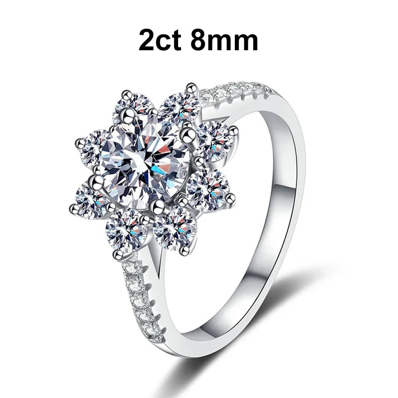 Celestia Moissanite Bloom Ring