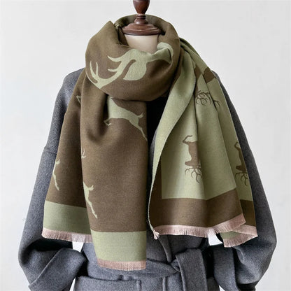 Antlera Mocha Luxe Winter Scarf