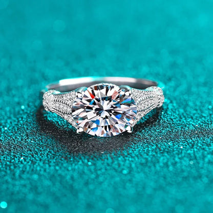 Ilaria Oval Moissanite Statement Ring