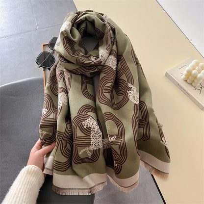 Barone Luxe Oversized Winter Scarf
