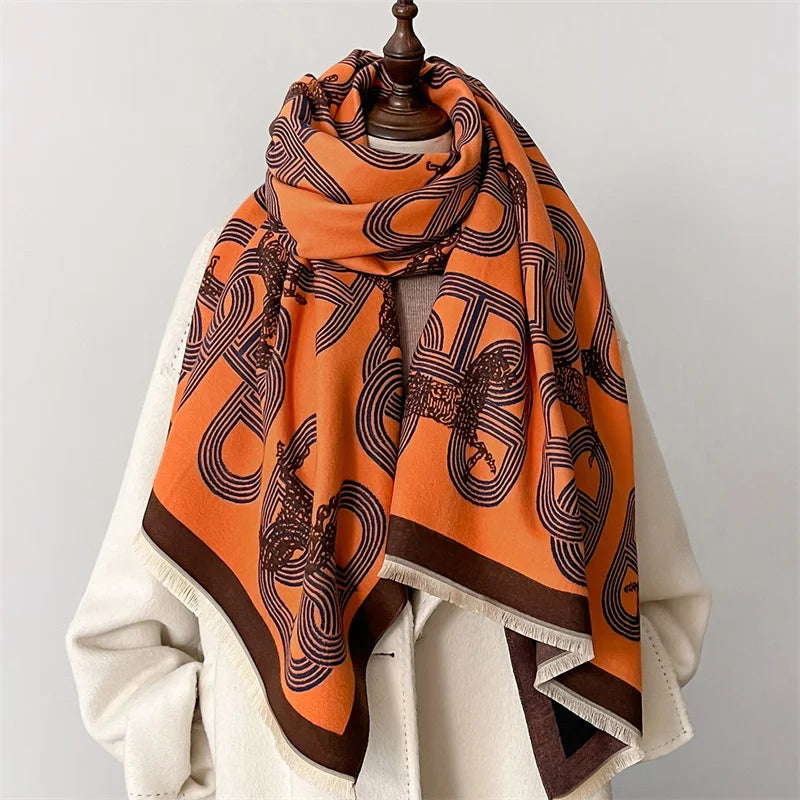 Barone Luxe Oversized Winter Scarf