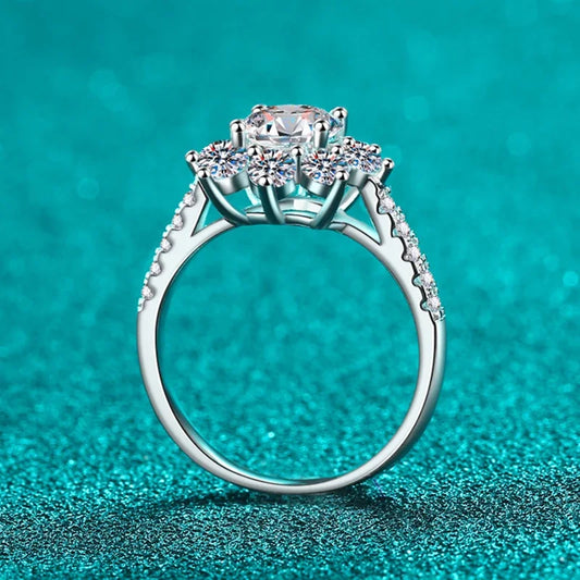 Celestia Moissanite Bloom Ring