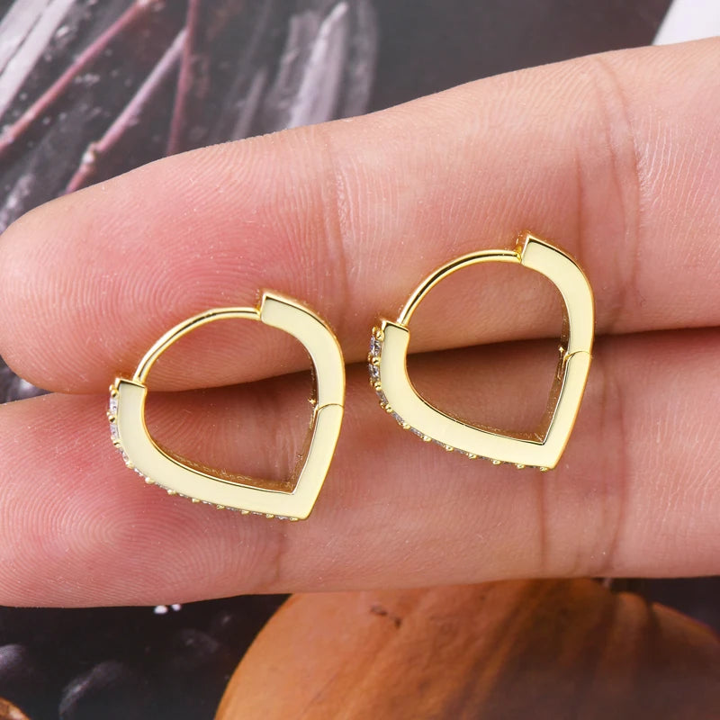 Infinity Twist Moissanite Hoop Earrings