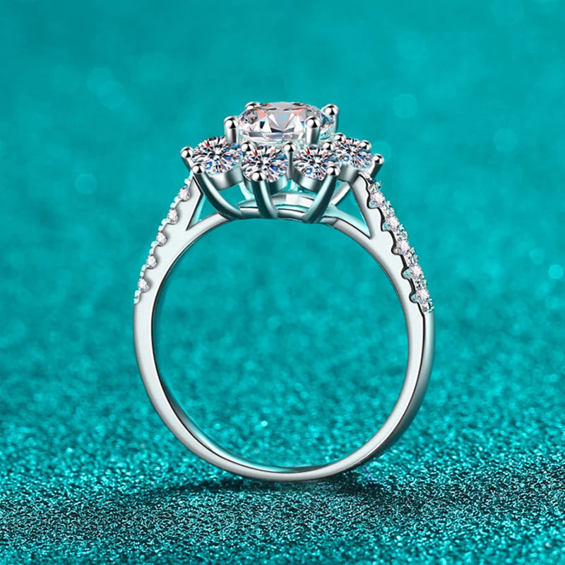 Celestia Moissanite Bloom Ring