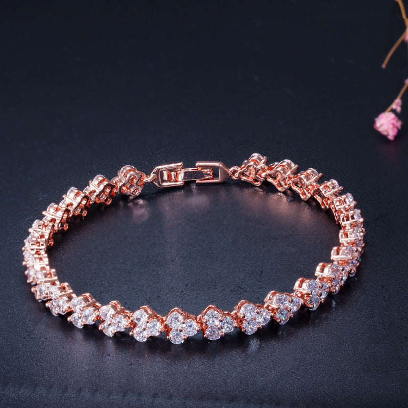 Zircon Super Flash Roman Bracelet